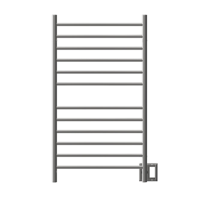 Amba RWHL-SP Radiant Large Hardwired + Plug-in Combo Straight 12 Bar Towel Warmer in Polished