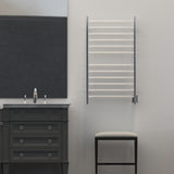 Amba RWHL-SP Radiant Large Hardwired + Plug-in Combo Straight 12 Bar Towel Warmer in Polished