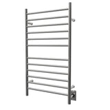 Amba RWHL-SP Radiant Large Hardwired + Plug-in Combo Straight 12 Bar Towel Warmer in Polished