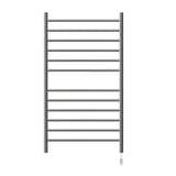 Amba RWHL-SP Radiant Large Hardwired + Plug-in Combo Straight 12 Bar Towel Warmer in Polished