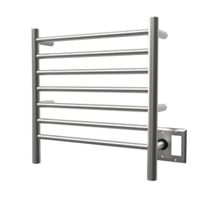 Amba RWHS-SB Radiant Small Hardwired + Plug-in Combo 7 Bar Towel Warmer in Brushed