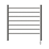 Amba RWHS-SB Radiant Small Hardwired + Plug-in Combo 7 Bar Towel Warmer in Brushed