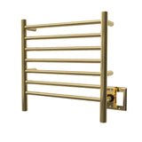 Amba RWHS-SPG Radiant Small Hardwired + Plug-in Combo 7 Bar Towel Warmer in Polished Gold