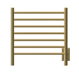 Amba RWHS-SPG Radiant Small Hardwired + Plug-in Combo 7 Bar Towel Warmer in Polished Gold