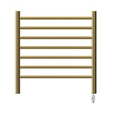 Amba RWHS-SPG Radiant Small Hardwired + Plug-in Combo 7 Bar Towel Warmer in Polished Gold