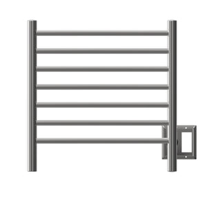 Amba RWHS-SP Radiant Small Hardwired + Plug-in Combo 7 Bar Towel Warmer in Matte Black