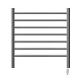 Amba RWHS-SP Radiant Small Hardwired + Plug-in Combo 7 Bar Towel Warmer in Matte Black