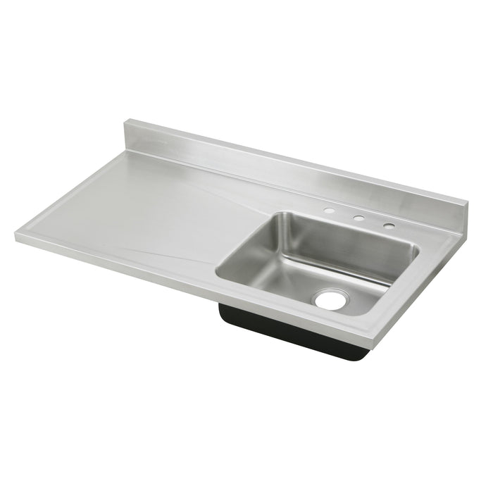 Elkay S4819R3 Stainless Steel 3-Hole Single-Bowl Kitchen Sink