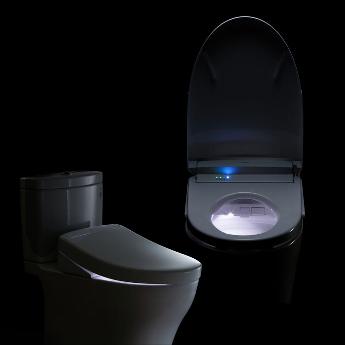 TOTO SW3446#01 Washlet S5 Electronic Bidet Toilet Seat, Elongated, Cotton White