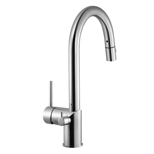 Houzer SENPD-466-PC Sentinel Series Polished Chrome Single Handle Pull-Down Kitchen Faucet