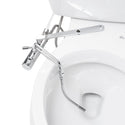 Brondell SMB-15 top view of the bidet wand extending toward the center of the toilet bowl