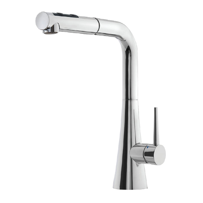 Houzer SOMPO-665-PC Soma Series Polished Chrome Single Handle Pull-Out Kitchen Faucet