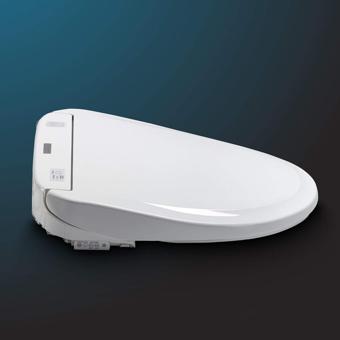TOTO SW583#01 Washlet S350e Electronic Bidet Toilet Seat With Auto Open And Close - Round, Cotton White