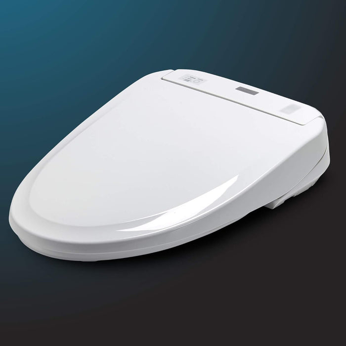 TOTO SW583#01 Washlet S350e Electronic Bidet Toilet Seat With Auto Open And Close - Round, Cotton White