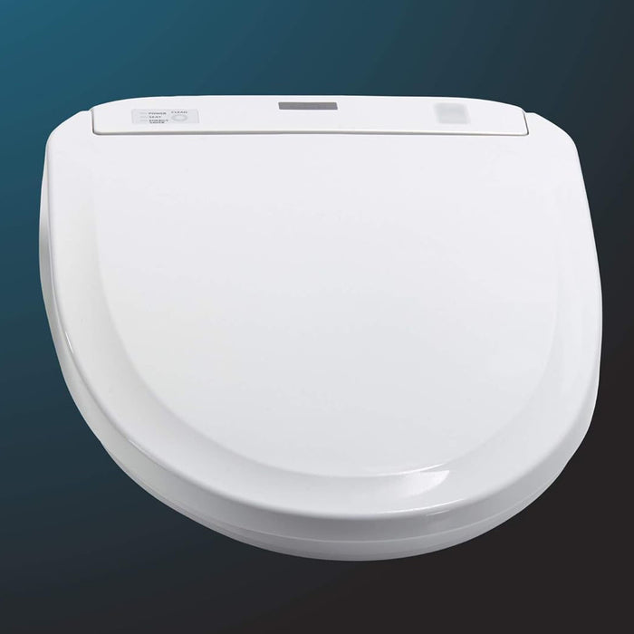 TOTO SW583#01 Washlet S350e Electronic Bidet Toilet Seat With Auto Open And Close - Round, Cotton White