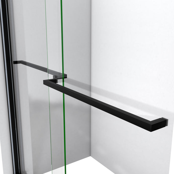 Dreamline SHDR-6348762-09 Sapphire 44-48"W x 76"H Semi-Frameless Bypass Shower Door in Satin Black