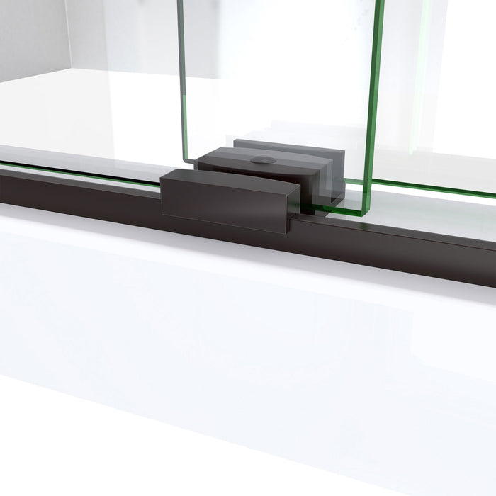 DreamLine SDVH48W760VXX06 Sapphire-V 44 - 48"W x 76"H Bypass Shower Door in Oil Rubbed Bronze and Clear Glass