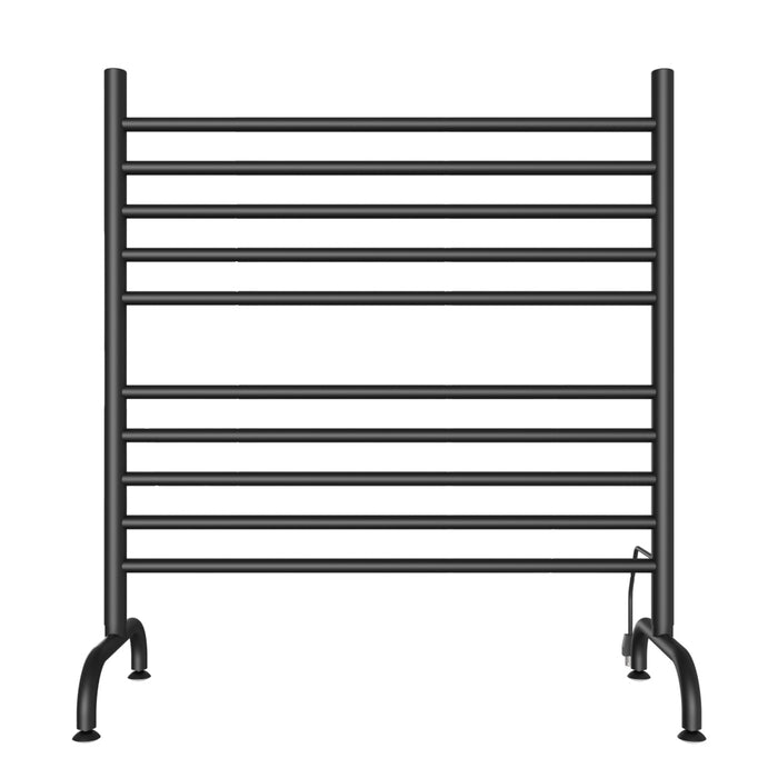 Amba SAFSMB-33 Solo 33" Freestanding 10 Bar Towel Warmer in Matte Black