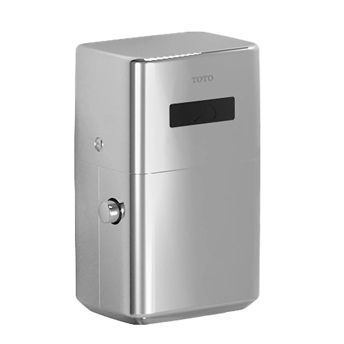 EcoPower exposed toilet flush valve in polished chrome with 1.0 GPF performance