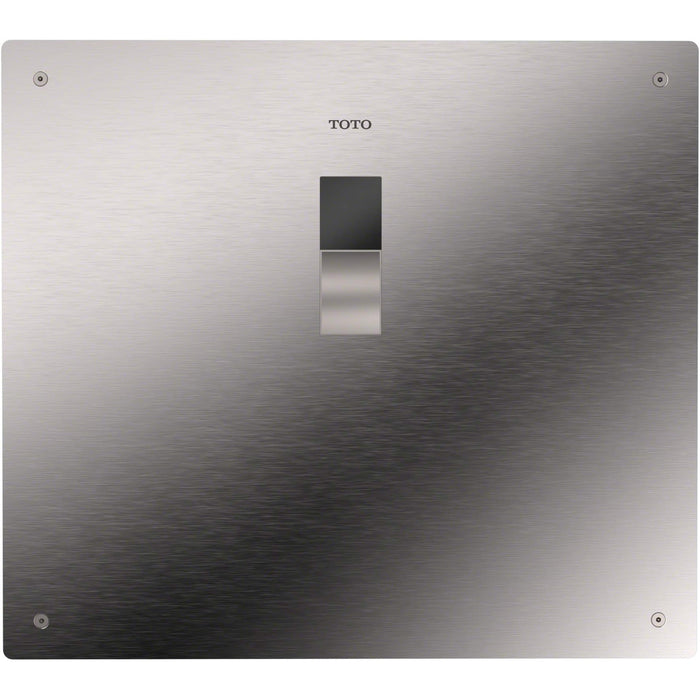 The TOTO TET2GA31#SS is an EcoPower concealed (in-wall) toilet flush valve at 1.28 GPF in Stainless Steel