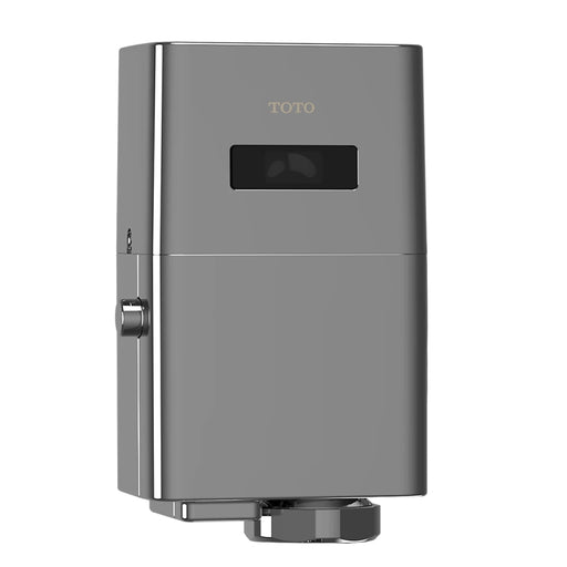 The TOTO TEU1LAR#CP is an EcoPower exposed urinal flush valve at 0.5 GPF in Polished Chrome (valve only - no vacuum breaker set).