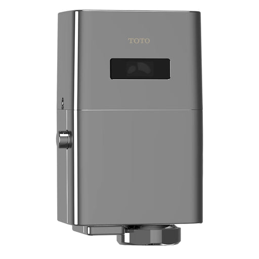 The TOTO TEU1UAR#CP is an EcoPower ultra high-efficiency exposed urinal flush valve at 0.125 GPF in Polished Chrome (valve only - no vacuum breaker).
