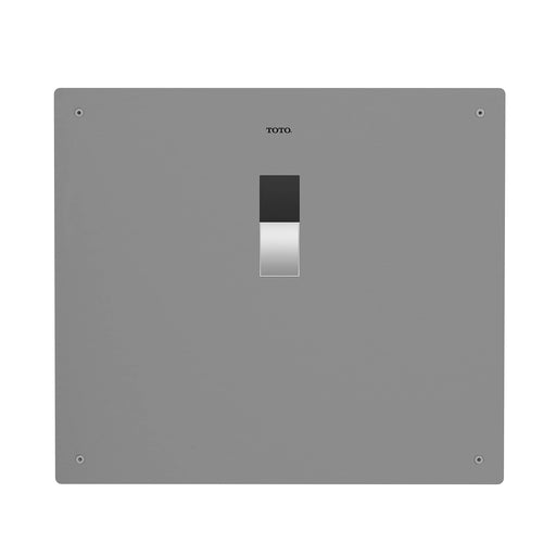 The TOTO TEU2LA12#SS is an EcoPower self-powered concealed urinal flush valve at 0.5 GPF with 12" vacuum breaker in Stainless Steel