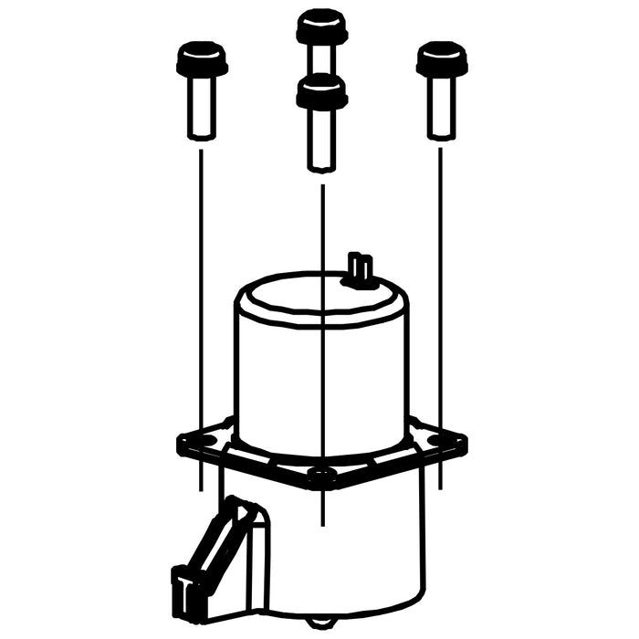 TOTO THP3041 Solenoid and Diaphragm Assembly for TEL5LI15(R)#CP EcoPower Faucet