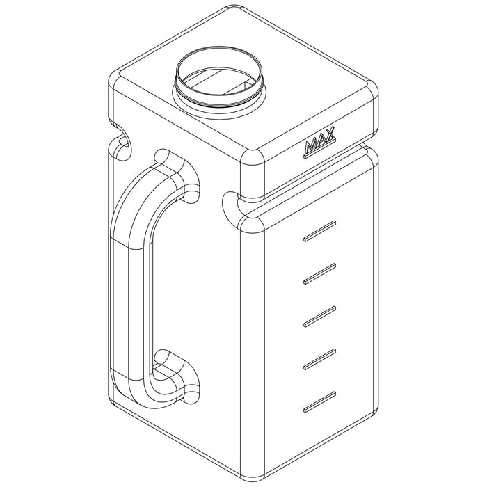 TOTO THP3163 Tank for TES100DA and TS100AA Automatic Soap Dispensers