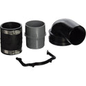 TOTO THU343 toilet outlet kit with rubber coupling, pipe adapter, elbow and retaining clip