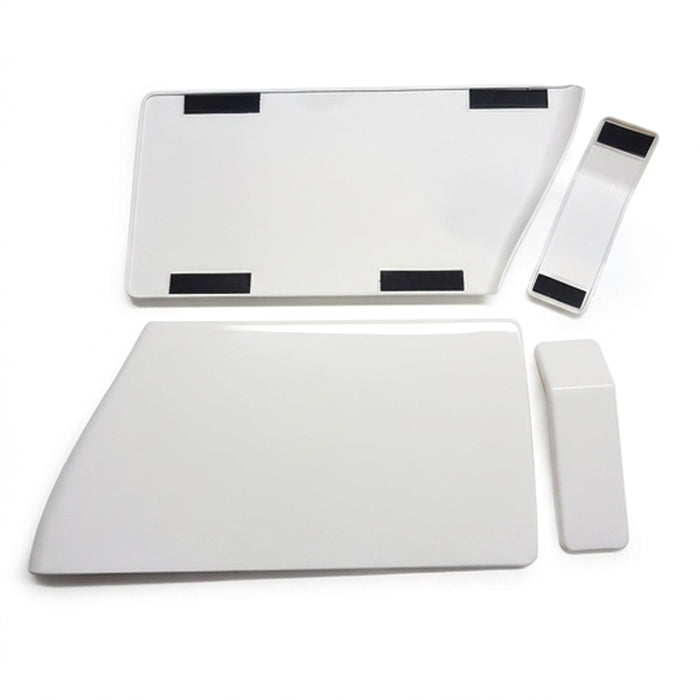 TOTO THU344#01 Side Plate Set with Velcro for Legato and Aimes Toilets Cotton White