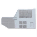 TOTO WASHLET deodorizer filter panel with perforated grille