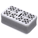 TOTO THU6474 deodorizer filter with white lattice cover and gray filter material