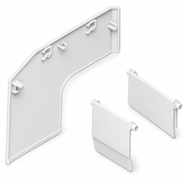 TOTO THU6509#01 Wand & Dryer Doors and Side Cover for Standard C5 WASHLET in White