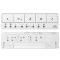 Front and back of TOTO THU6567 S7A WASHLET remote control