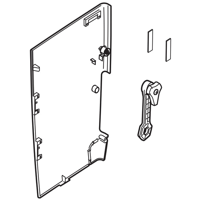 TOTO THU6653#01 Left Side Panel for NEOREST AS and RS Toilets in Cotton White