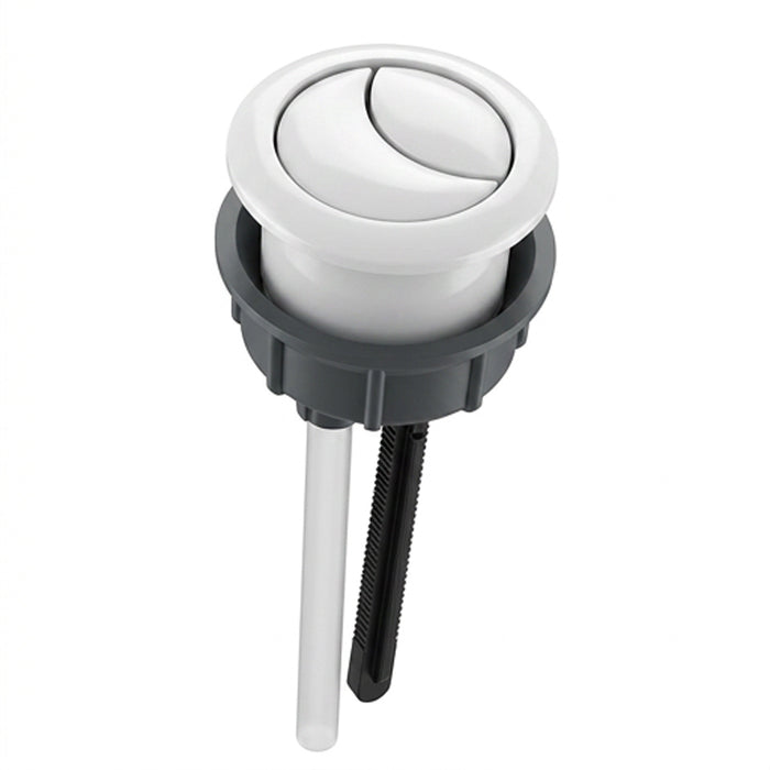 TOTO THU736#01-A Push Button Assembly for Aquia IV One-Piece Toilets, Cotton White