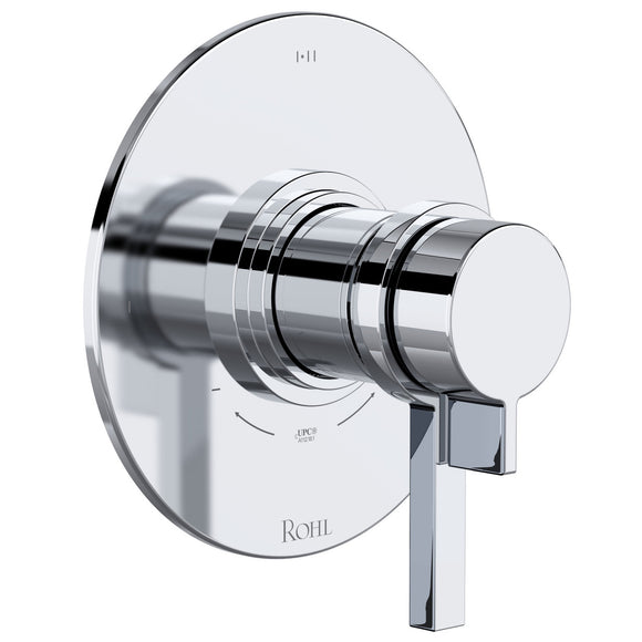 Rohl TLB23W1LMAPC Lombardia 1/2" Thermostatic & Pressure Balance Shower Trim with Lever Handle in Polished Chrome
