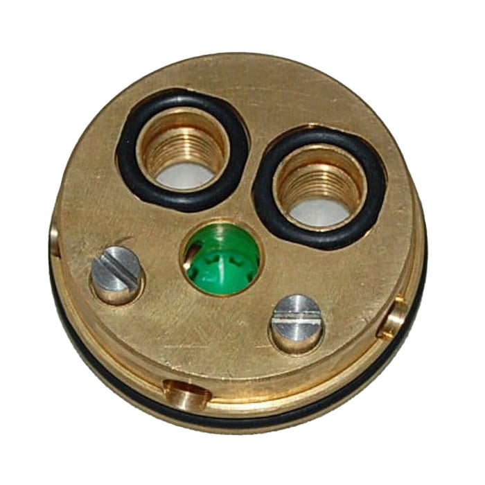 Low-lead cartridge adapter for Soiree widespread / lavatory faucet.