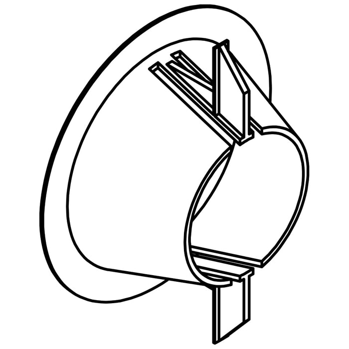 TOTO 9AU323-A Pressure Loss Ring for Wall-Hung Bowls CT447CFG, CT447CFGT6