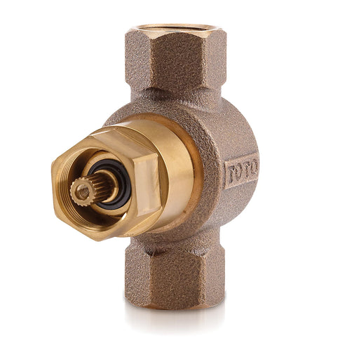 The TOTO TSMA is a 1/2" volume control valve for TOTO flush valve systems, allowing precise adjustment of water volume per flush cycle.