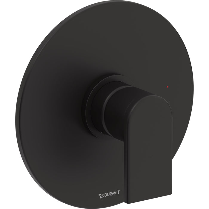 Duravit TU4290010U46 Tulum by Starck Pressure Balance Shower Trim in Matte Black