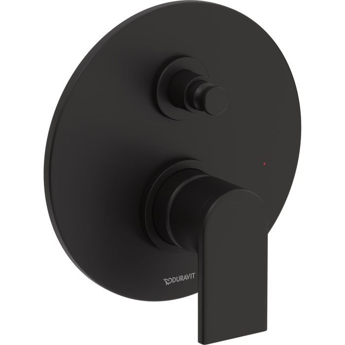 Duravit TU5290012U46 Tulum by Starck Pressure Balance Trim in Matte Black