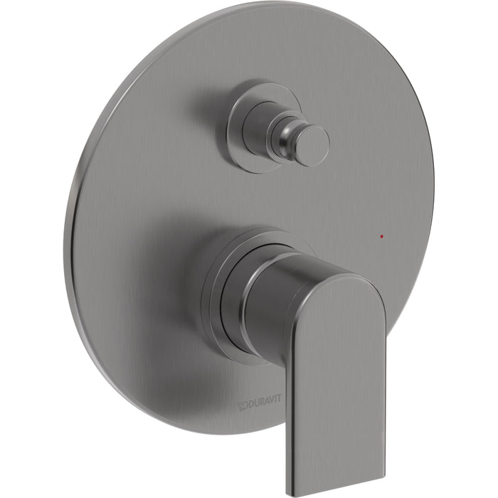 Duravit TU5290012U70 Tulum by Starck Pressure Balance Trim in Brushed Nickel