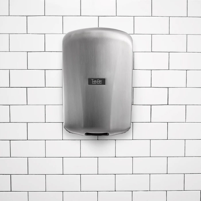 Excel Dryer 324111 ThinAir TA-SB High-Speed Automatic ADA Hand Dryer, Brushed Stainless, 110 - 120V