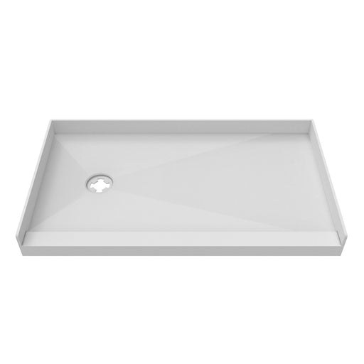 DreamLine DTP-1134601 TilePrime Single Threshold Shower Base, Left Drain