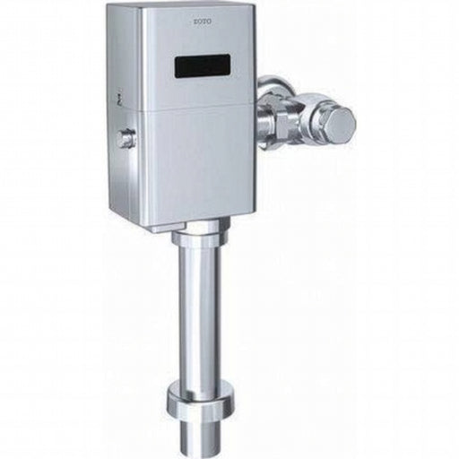 The TOTO TEU1LA22#CP is an EcoPower self-powered concealed urinal flush valve at 0.5 GPF in Polished Chrome
