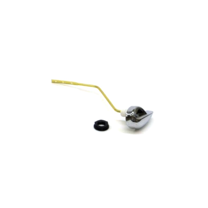 Carusoe side-mount toilet trip lever / tank handle, polished chrome.