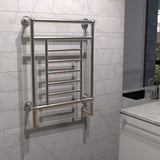 Amba T-2536BN Traditional Model 8 Bar Hardwired Towel Warmer in Brushed Nickel