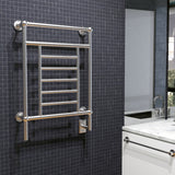 Amba T-2536BN Traditional Model 8 Bar Hardwired Towel Warmer in Brushed Nickel